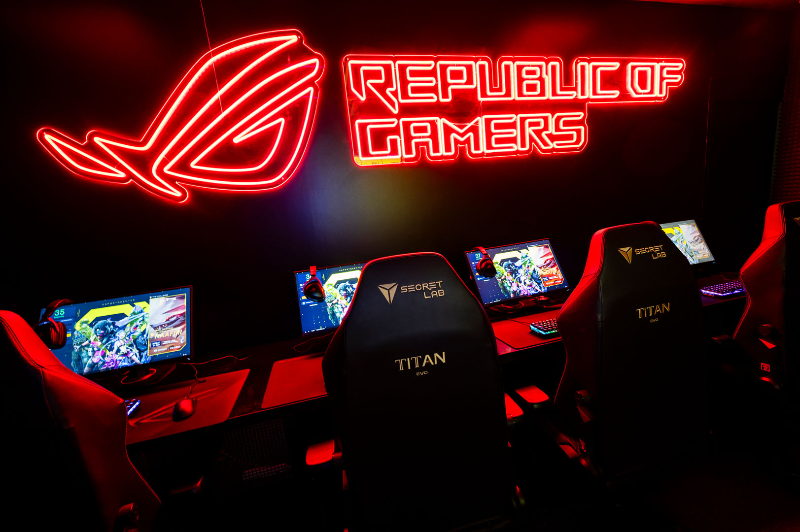 Asus Rog + SecretLab - Madrid